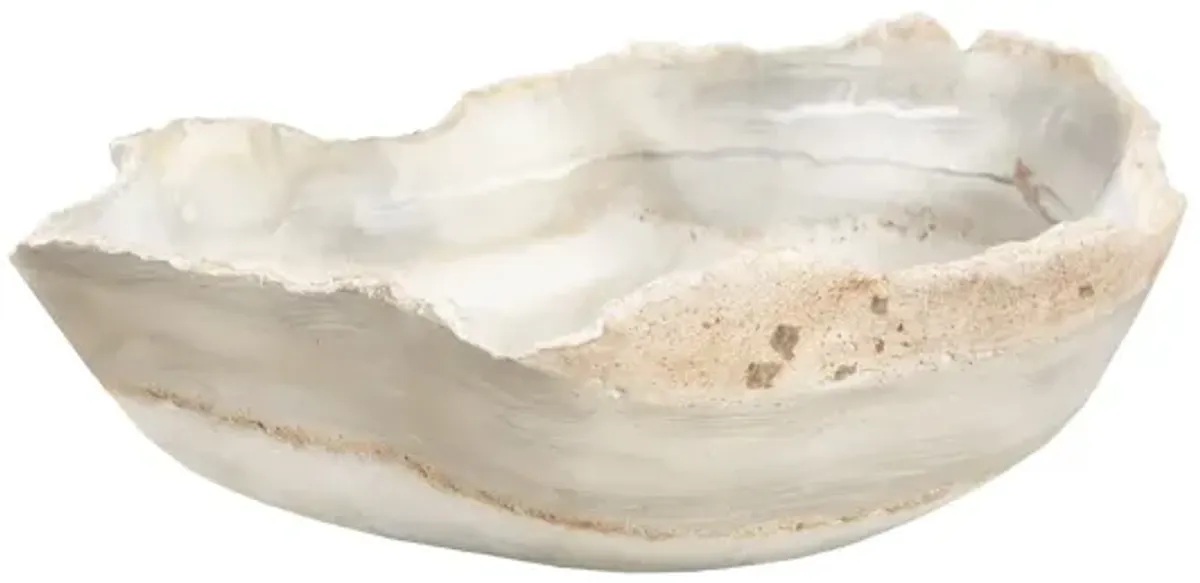 Cast Onyx Bowl, Faux Finish , Small