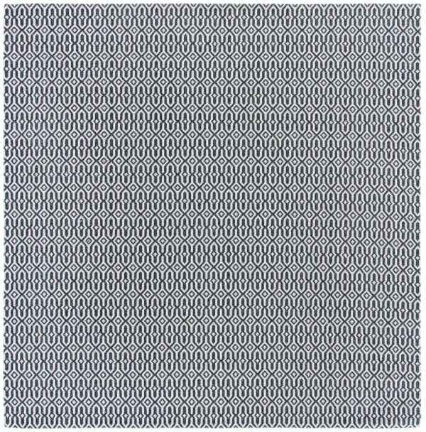 AUGUSTINE 411 BLACK  6'-4' x 6'-4'Square Square Rug