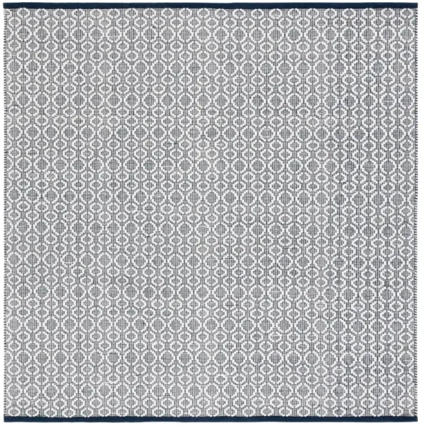VERMONT 905 NAVY  6' x 6' Square Square Rug