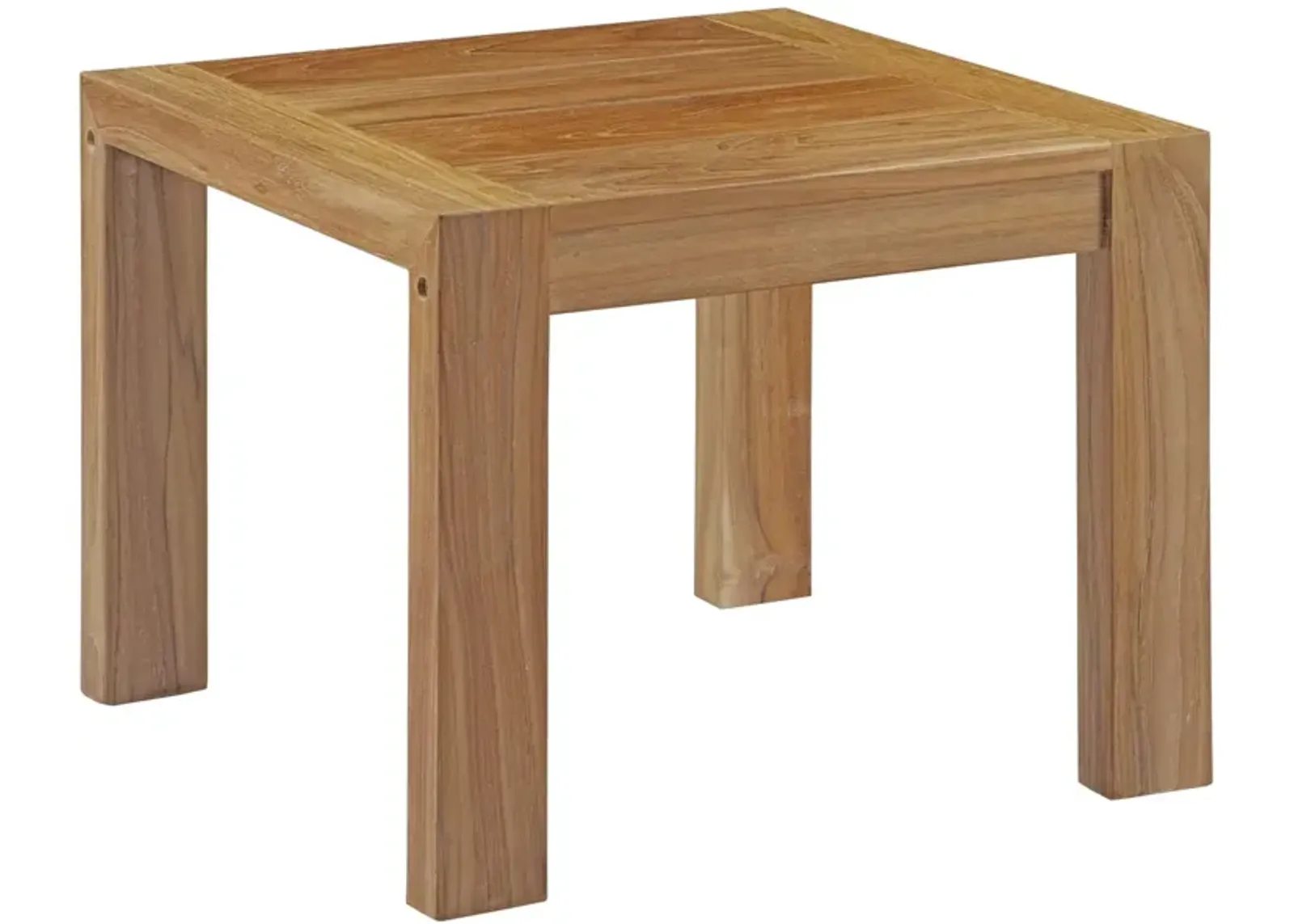 Upland Outdoor Patio Wood Side Table