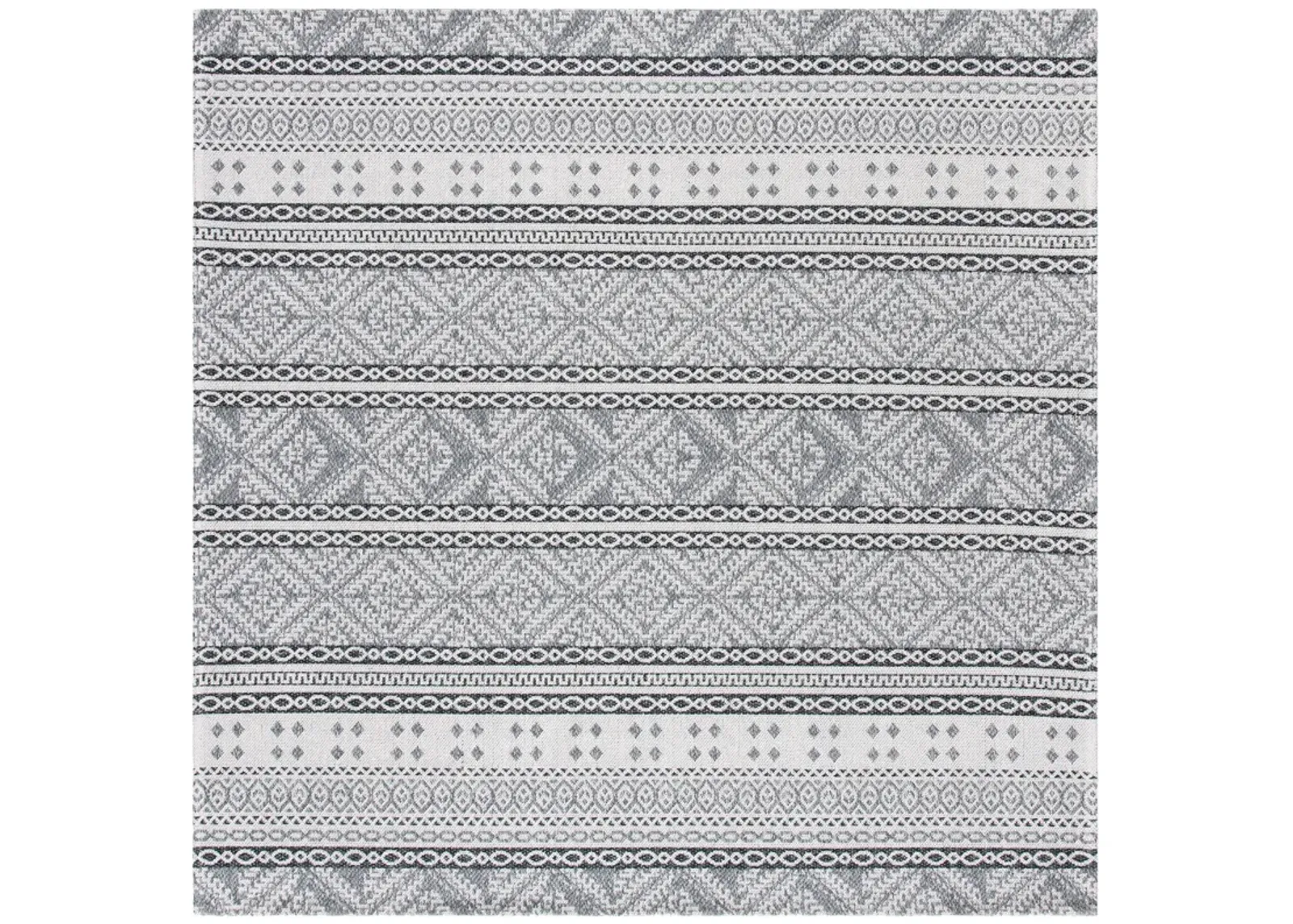 AUGUSTINE 445 LIGHT GREY  6'-4' x 6'-4'Square Square Rug