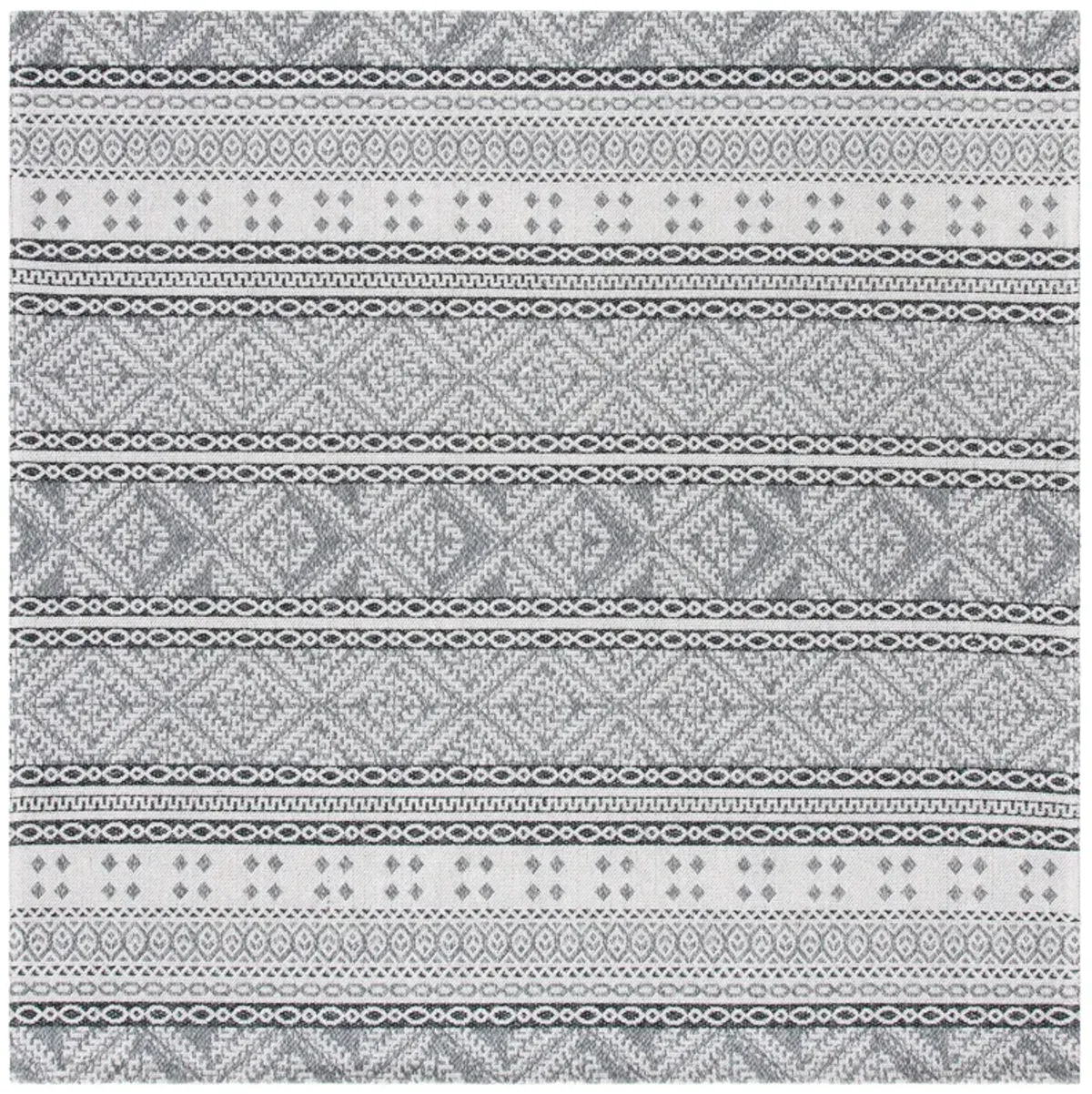 AUGUSTINE 445 LIGHT GREY  6'-4' x 6'-4'Square Square Rug