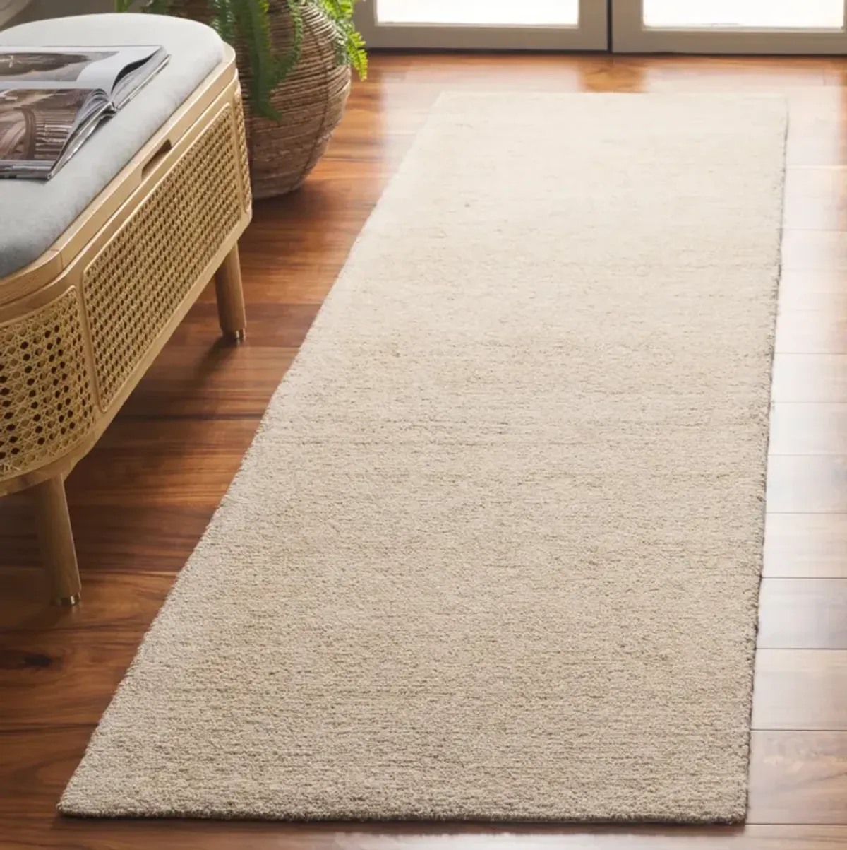 NATURAL FIBER 353 NATURAL  2'-3' x 9' Runner Rug