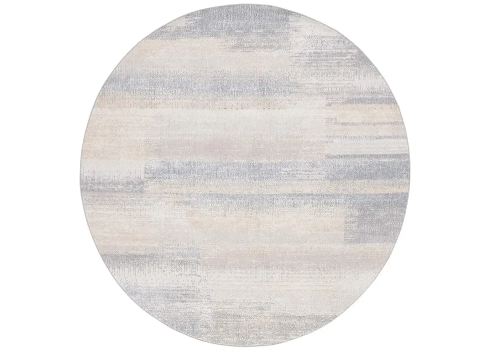 BLAIR WASHABLE 216 Grey 6'-7' X 6'-7' Round Round Rug