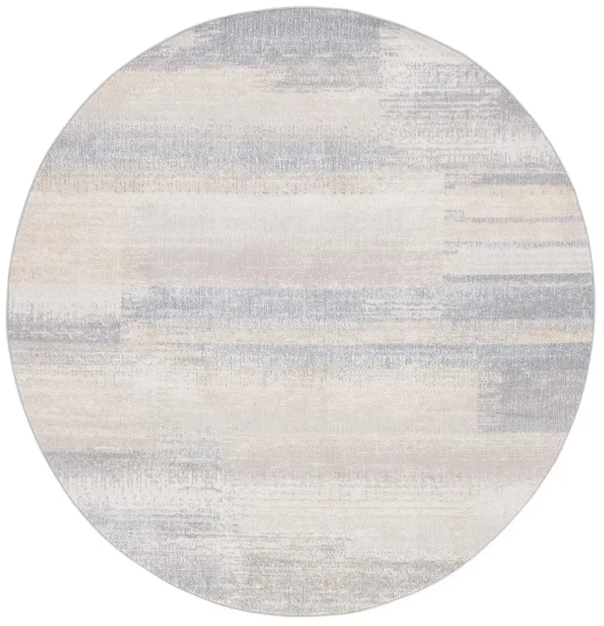 BLAIR WASHABLE 216 Grey 6'-7' X 6'-7' Round Round Rug