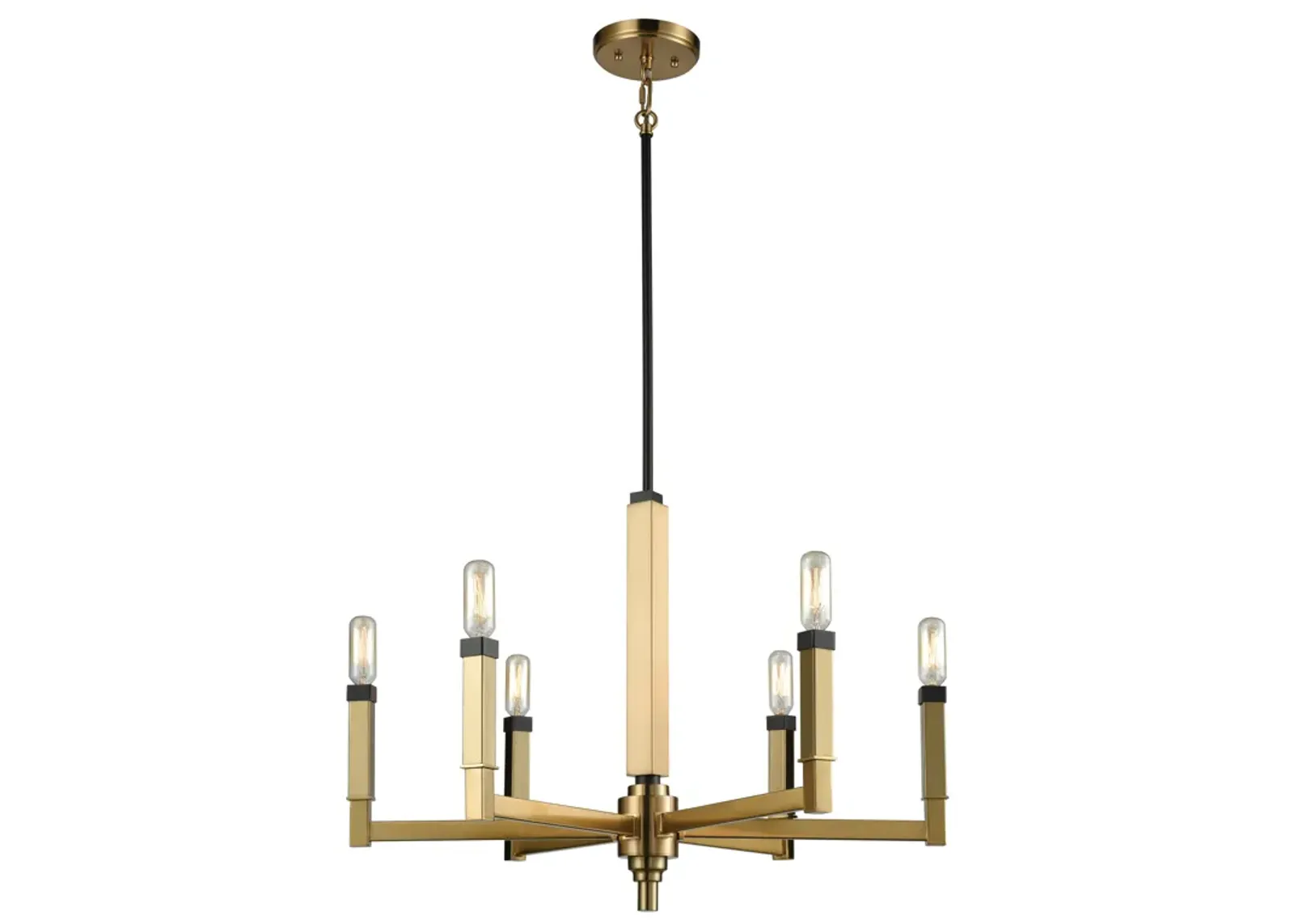 Mandeville 23" Wide 6-Light Chandelier - Oil Rubbed Bronze