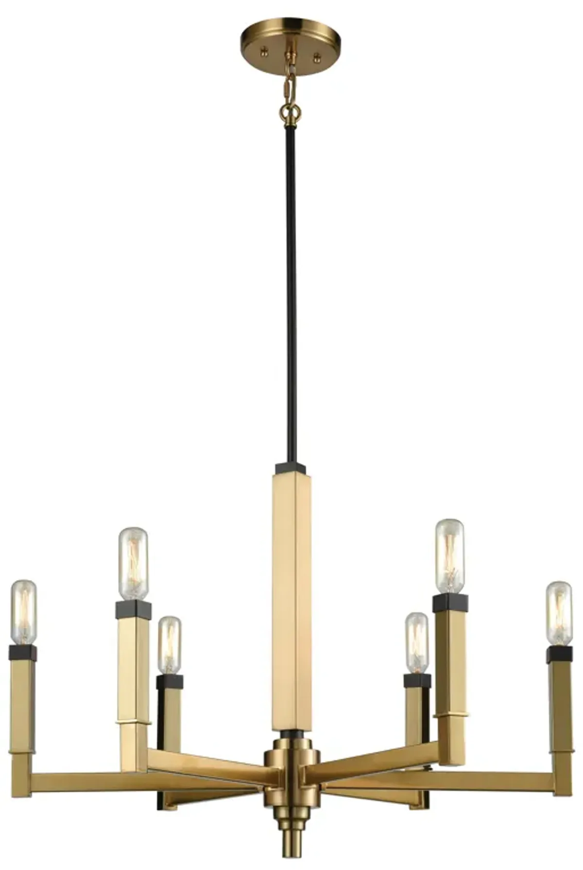 Mandeville 23" Wide 6-Light Chandelier - Oil Rubbed Bronze