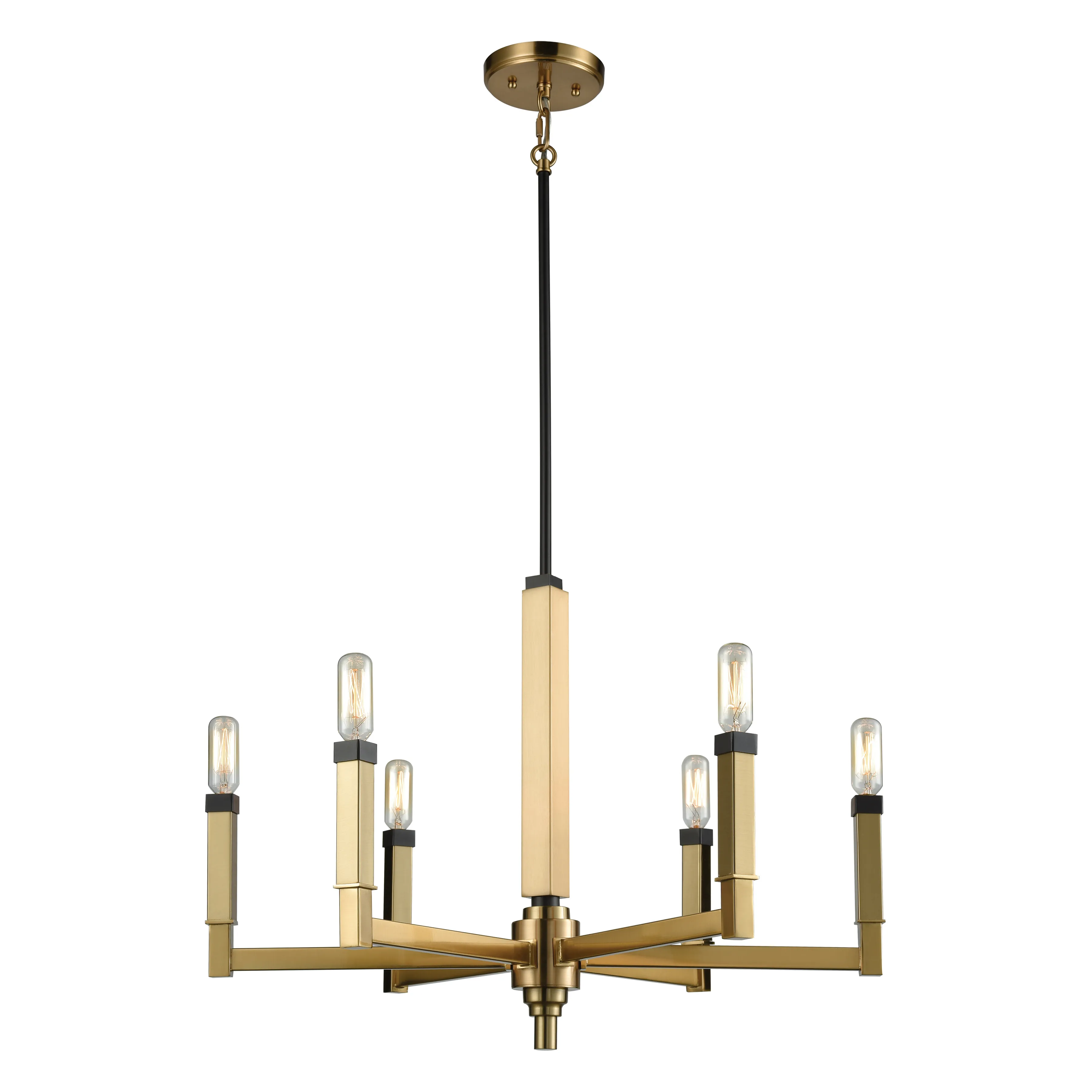 Mandeville 23" Wide 6-Light Chandelier - Oil Rubbed Bronze