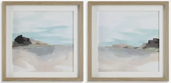 Glacial Coast Framed Prints, Set/2