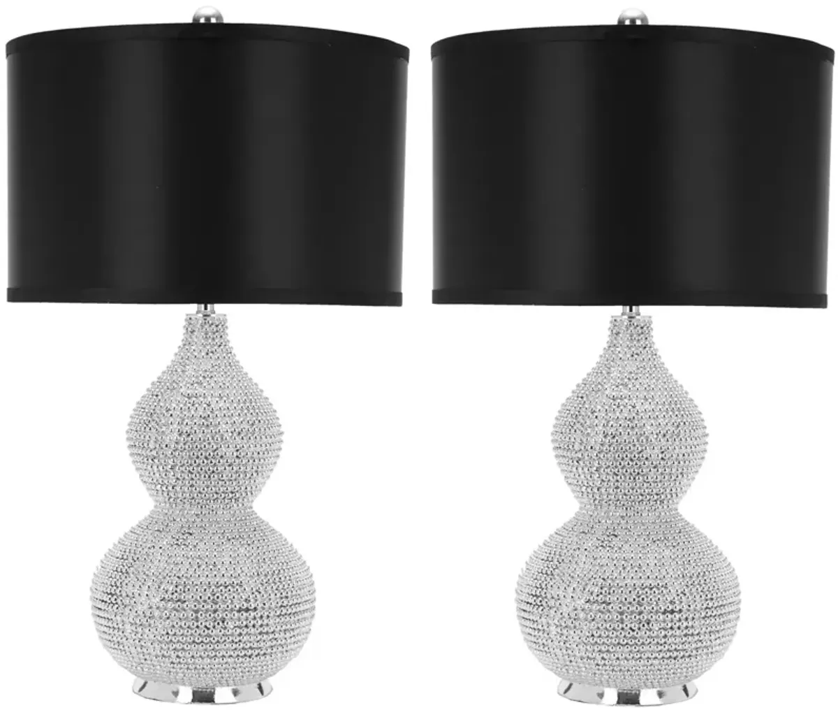 Nicole 24.5-Inch H Bead Base Lamp - Set of 2