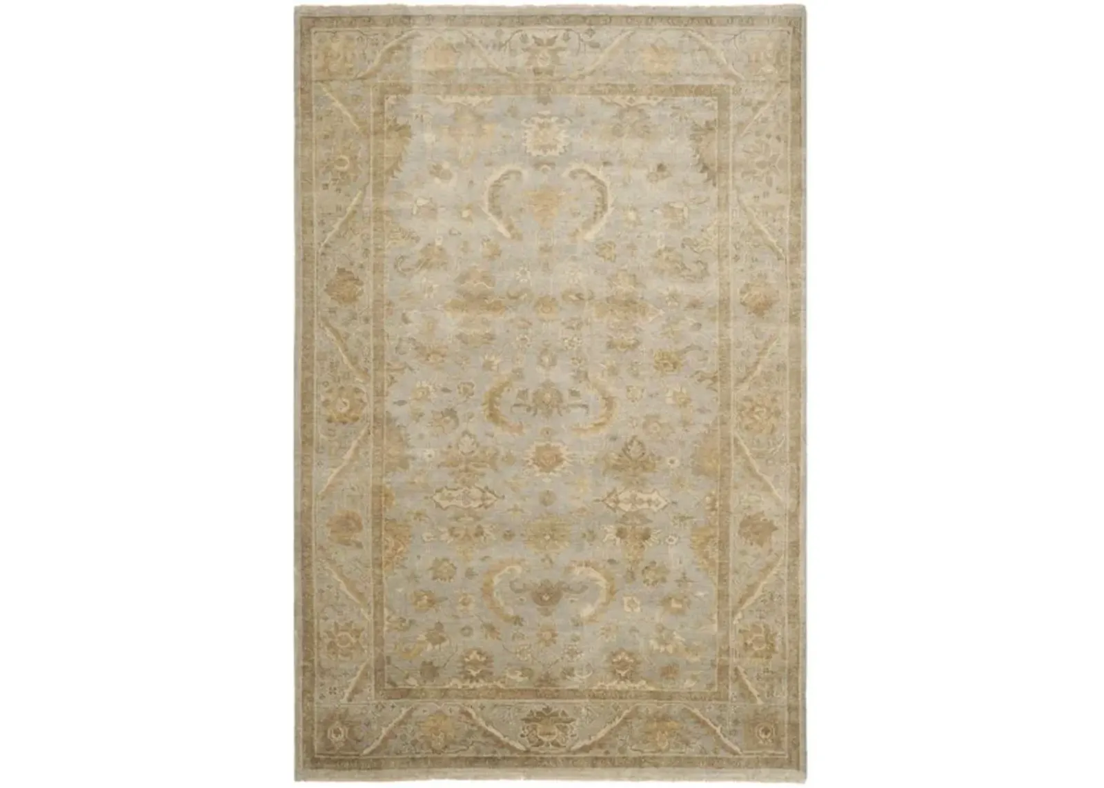 OUSHAK 154 Blue  9' X 12' Large Rectangle Rug