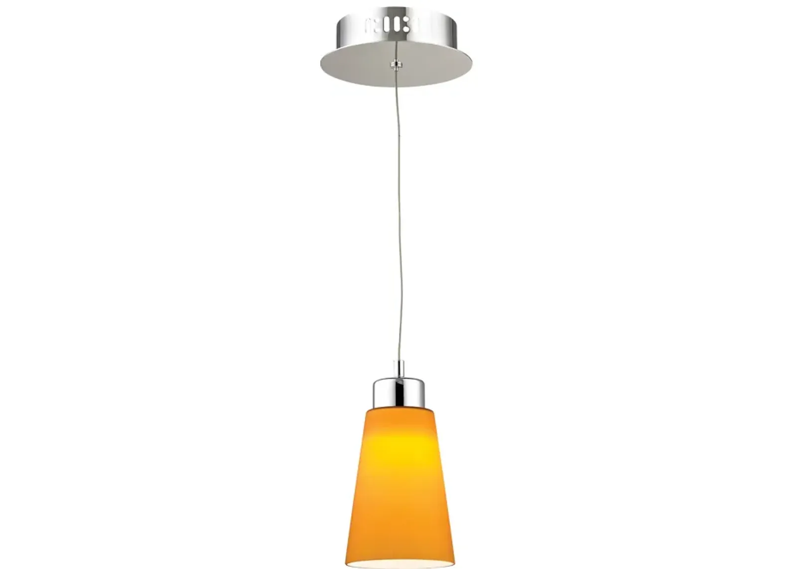 Coppa 5" Wide 1-Light Mini Pendant - Chrome