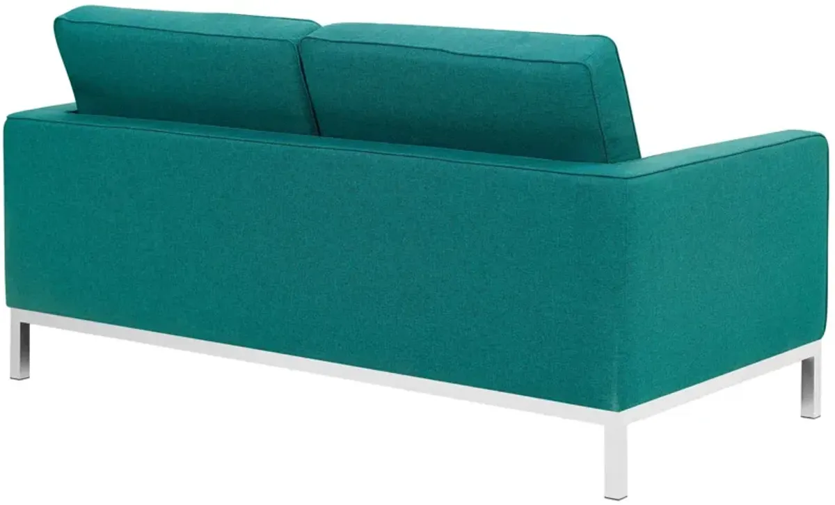 Loft Upholstered Fabric Loveseat