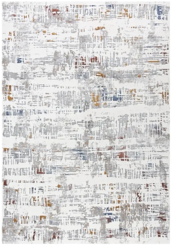 Westchester Ivory/Multi  Polypropylene/Polyester 8'8"x11'9" Rectangle Rug