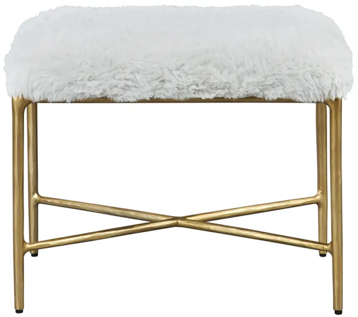 Charmed Sheepskin Small Bench