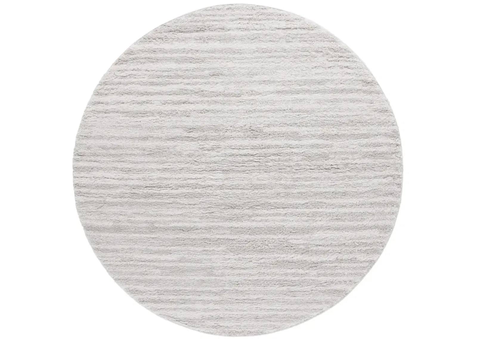 RUMI SHAG 110 LIGHT GREY  6'-7' x 6'-7' Round Round Rug