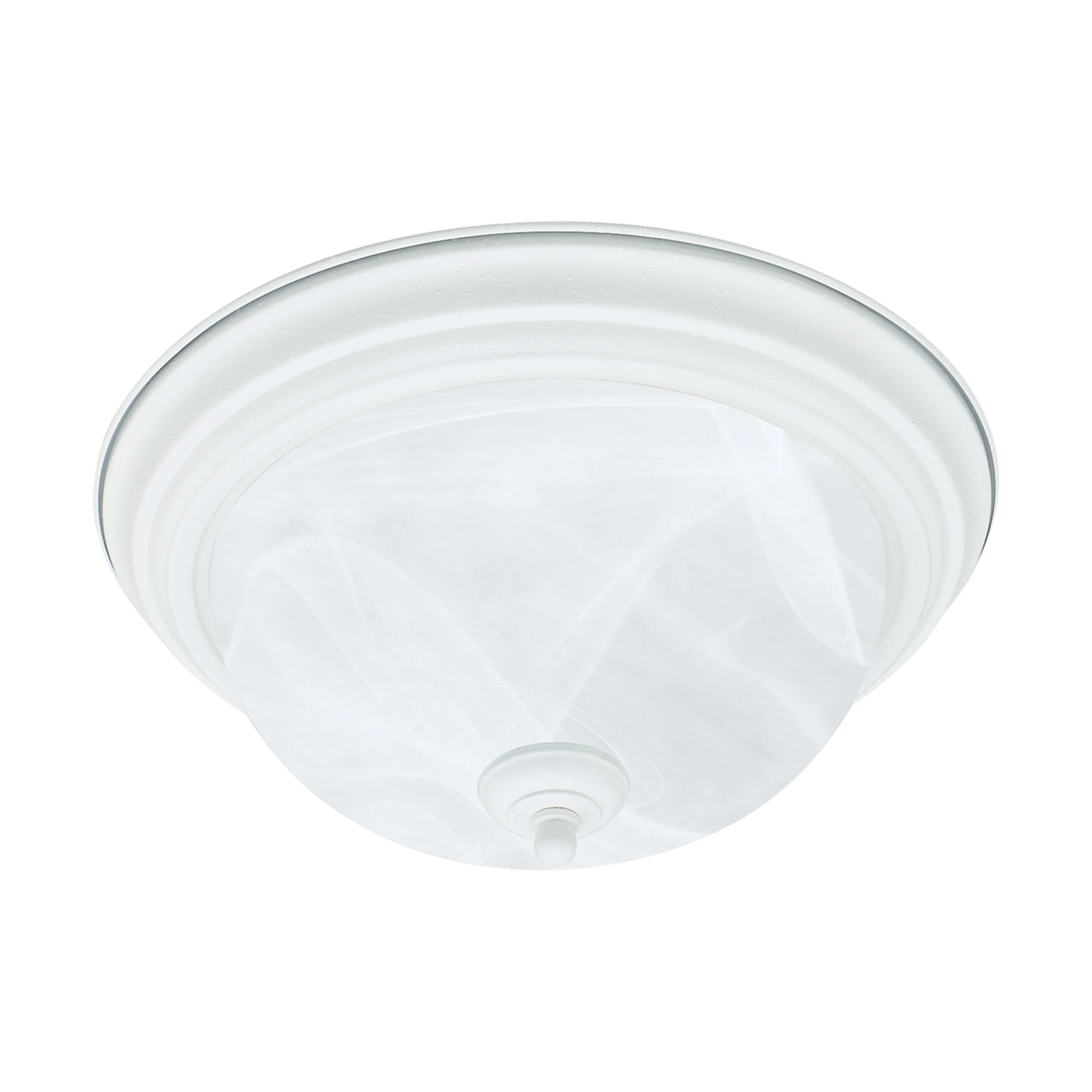 Ceiling Essentials 14" Wide 2-Light Flush Mount - White