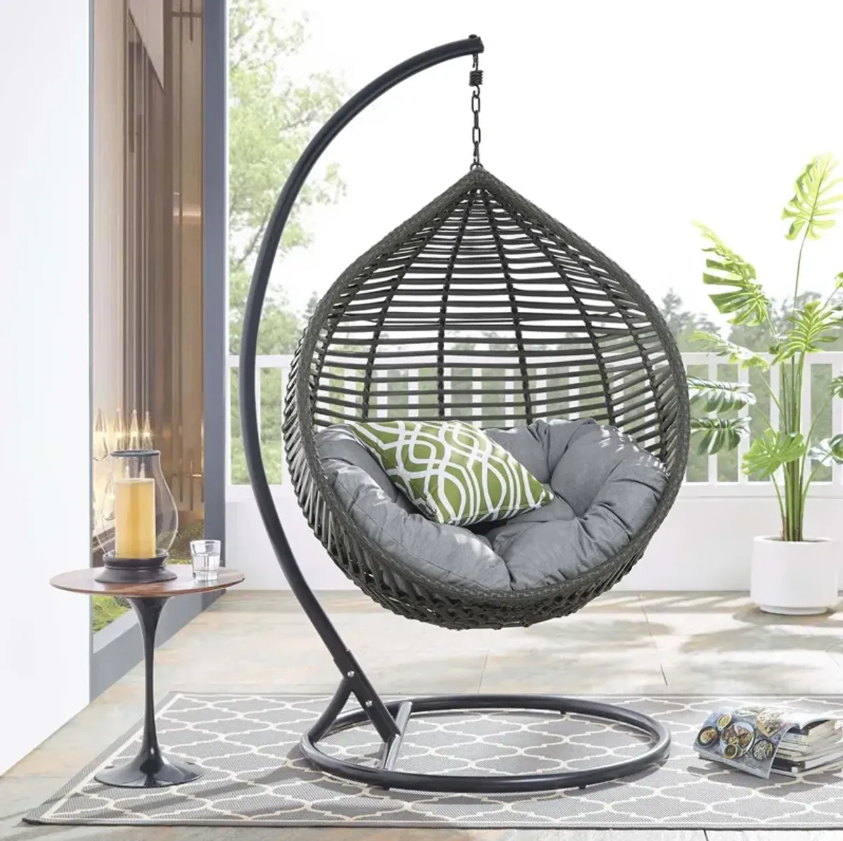 Garner Teardrop Outdoor Patio Swing Chair