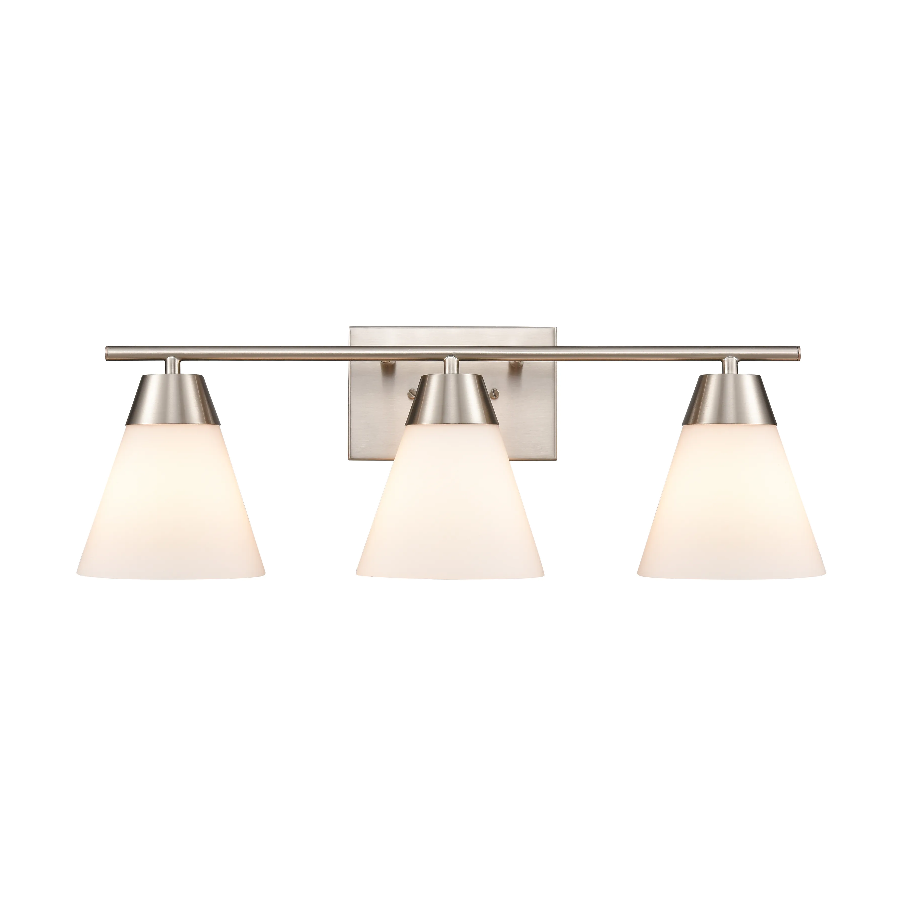 Vivica 24'' Wide 3-Light Vanity Light - Brushed Nickel