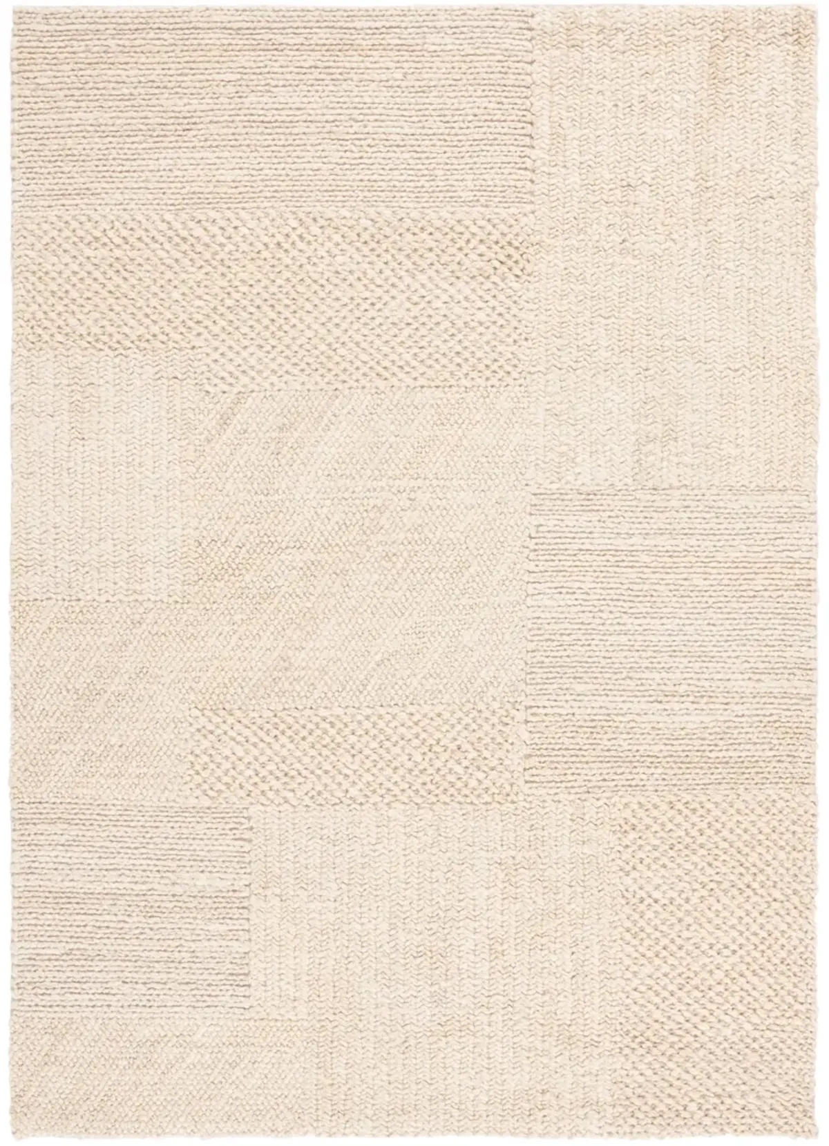 NATURAL FIBER 554 BLEACH  3' x 5' Small Rectangle Rug