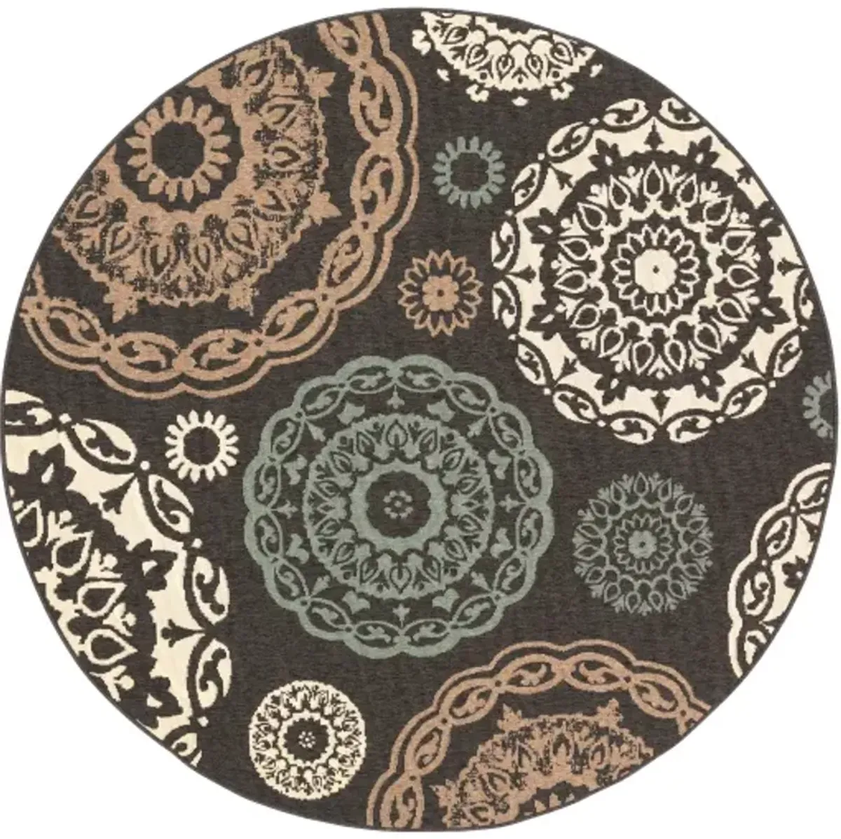 Alfresco 8'10" Round Rug