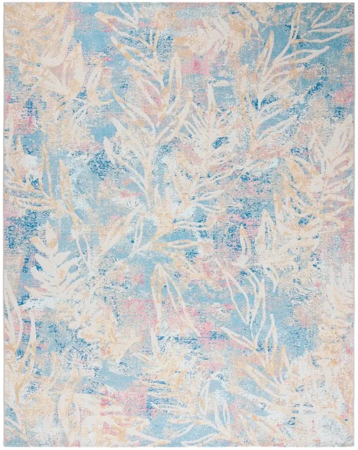 BARBADOS 512 Blue 9'-10' x 12'-5' Large Rectangle Rug