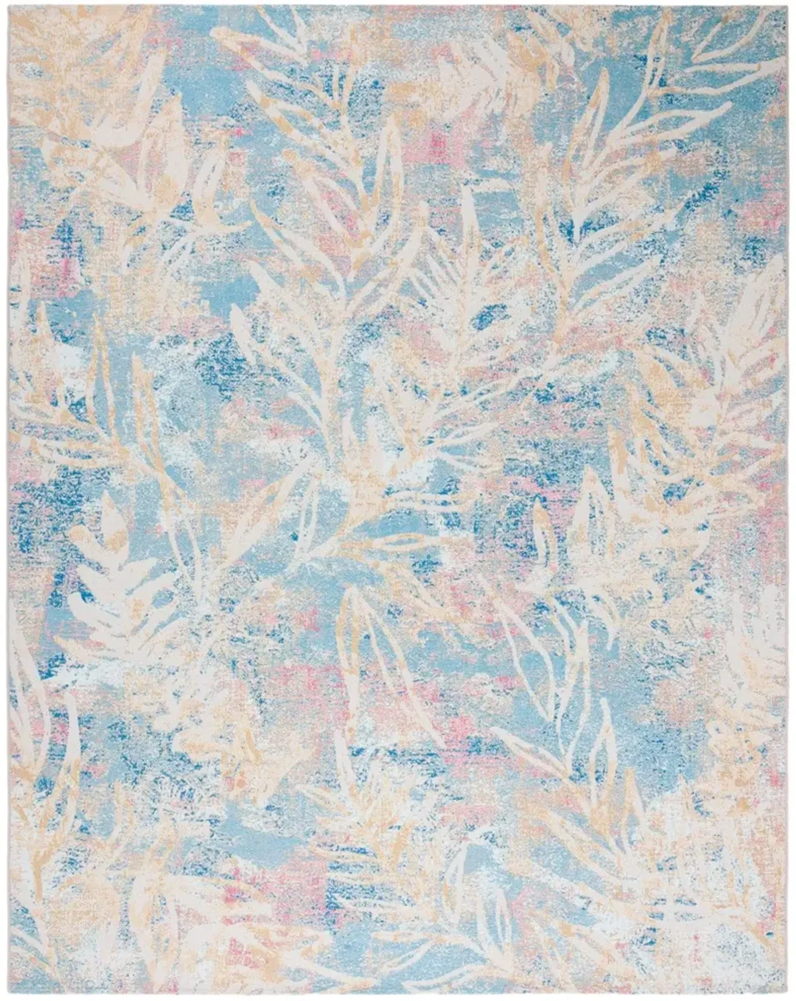 BARBADOS 512 Blue 9'-10' x 12'-5' Large Rectangle Rug