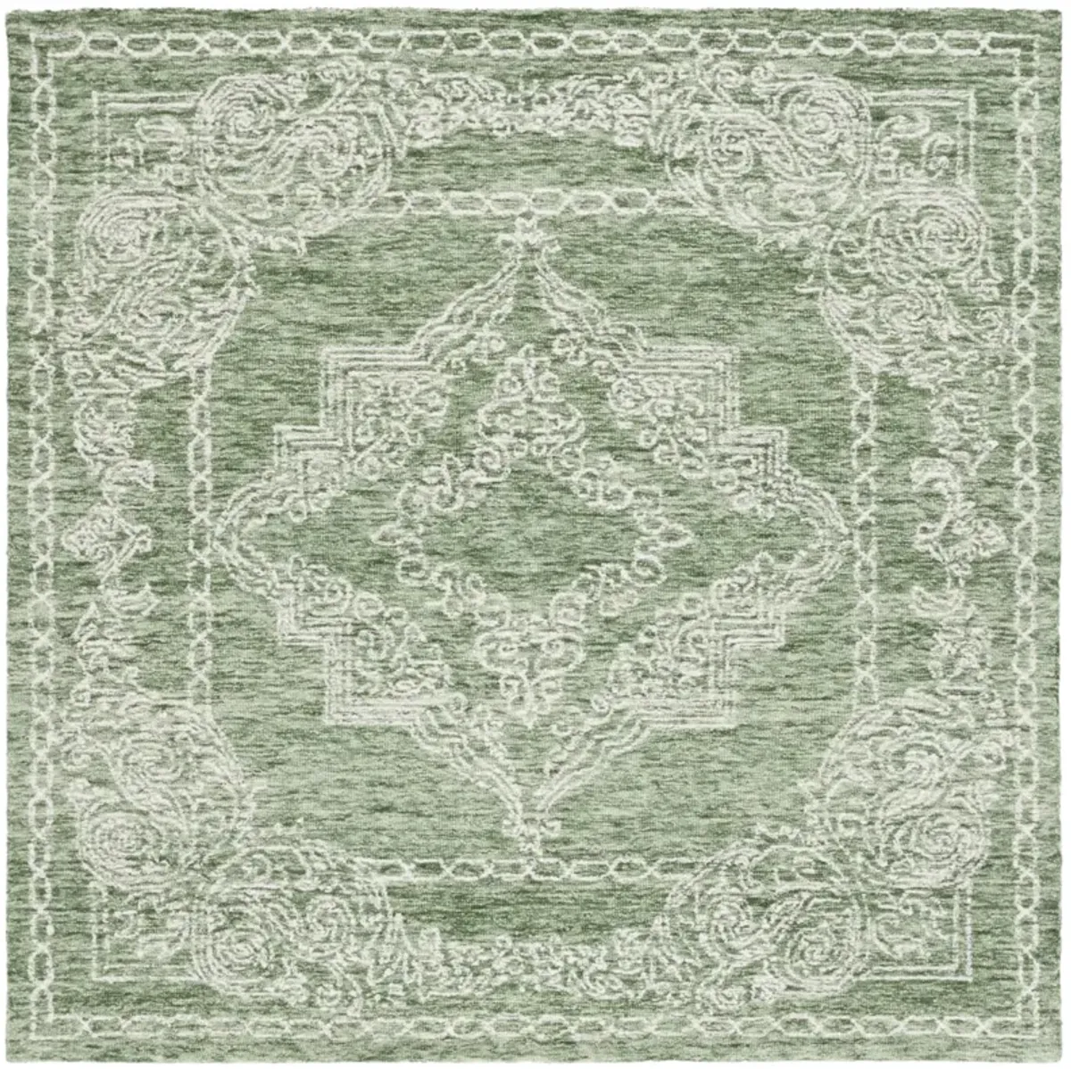 METRO 575 GREEN  6' x 6' Square Square Rug