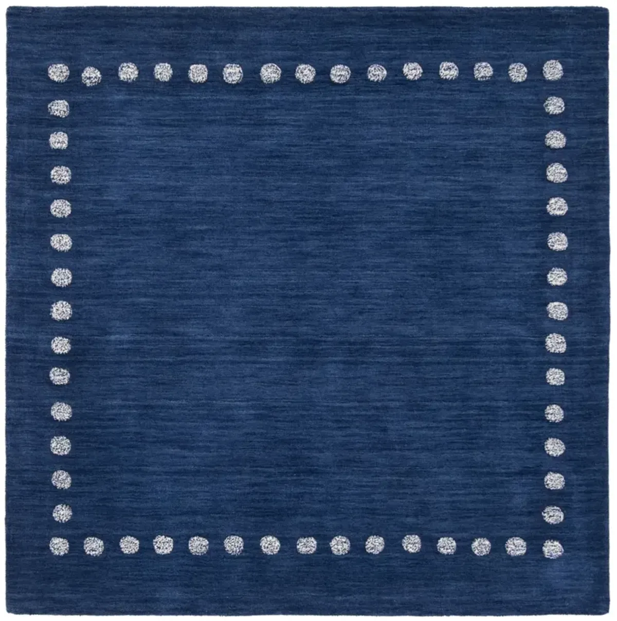 SAFAVIEH KIDS 802 NAVY 7' x 7' Square Square Rug