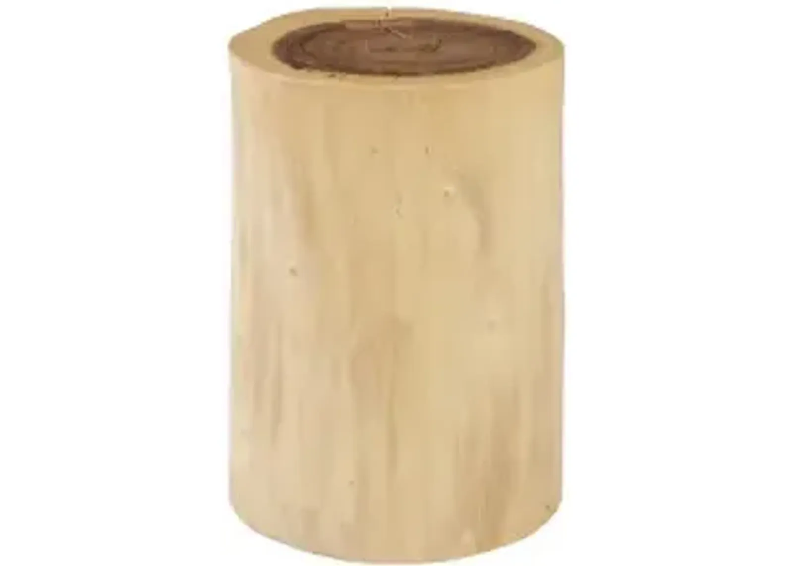 stump stool, natural, assorted