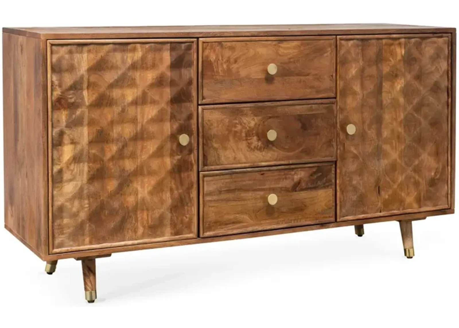 Hadley 55" Wide Wood Sideboard