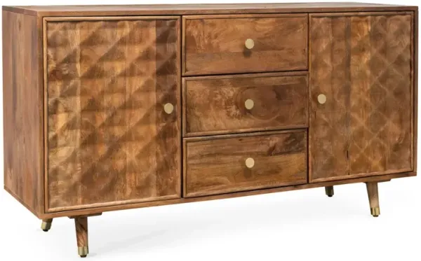 Hadley 55" Wide Wood Sideboard