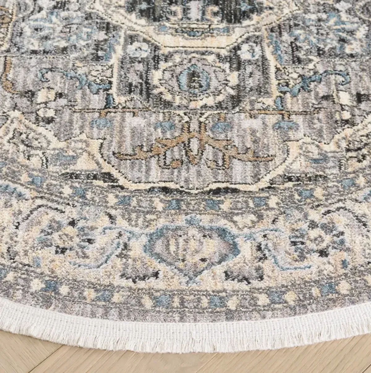 ARTIFACT 556 GREY  4' x 4' Round Round Rug