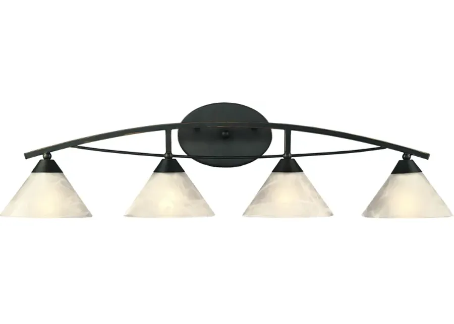 Elysburg 36" Wide 4-Light Vanity Light - Oil Rubbed Bronze