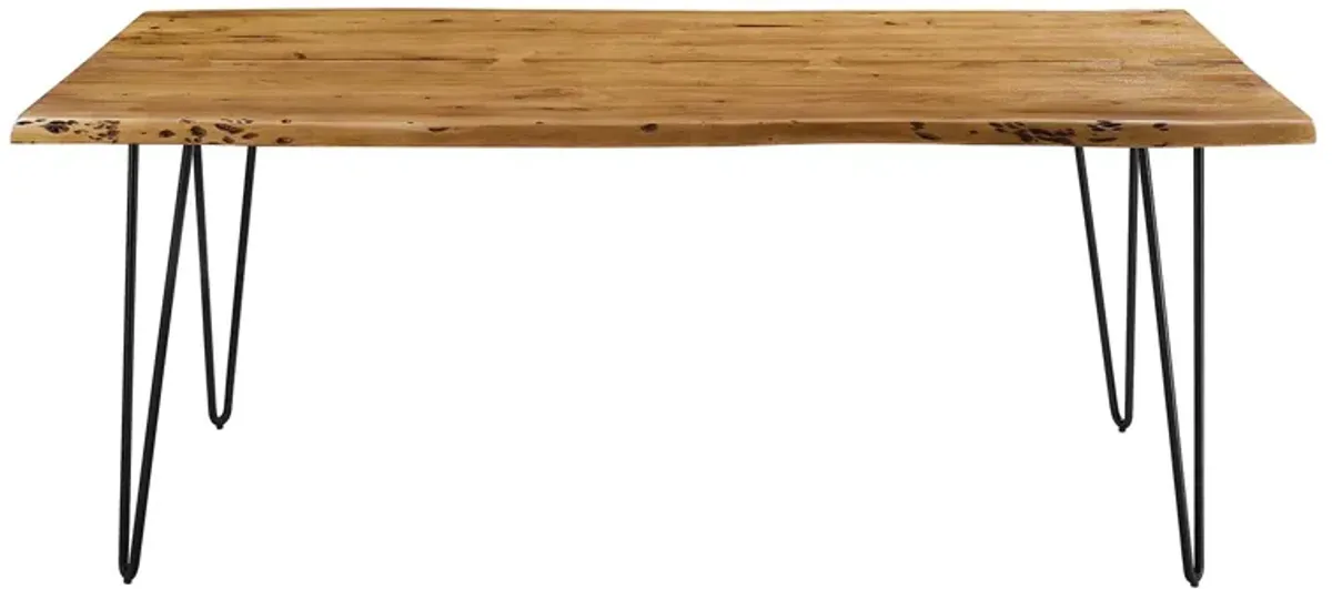 Ardor 74" Live Edge Acacia Wood Acacia Wood Dining Table