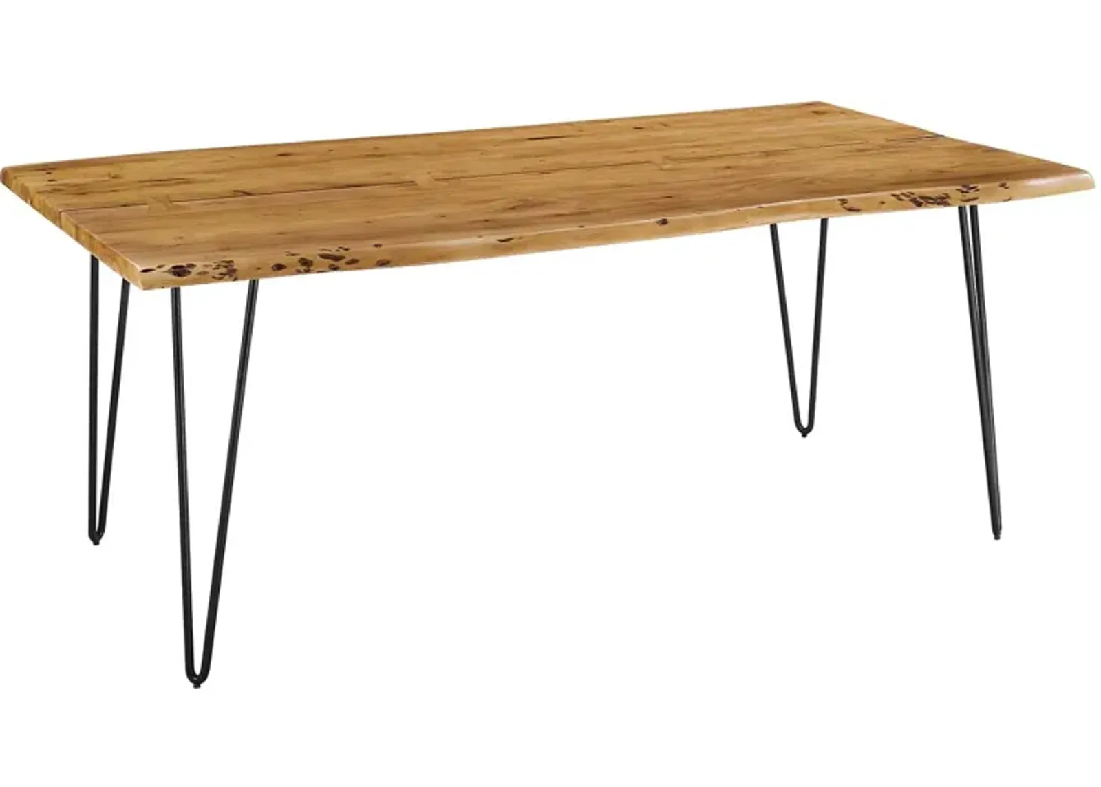 Ardor 74" Live Edge Acacia Wood Acacia Wood Dining Table