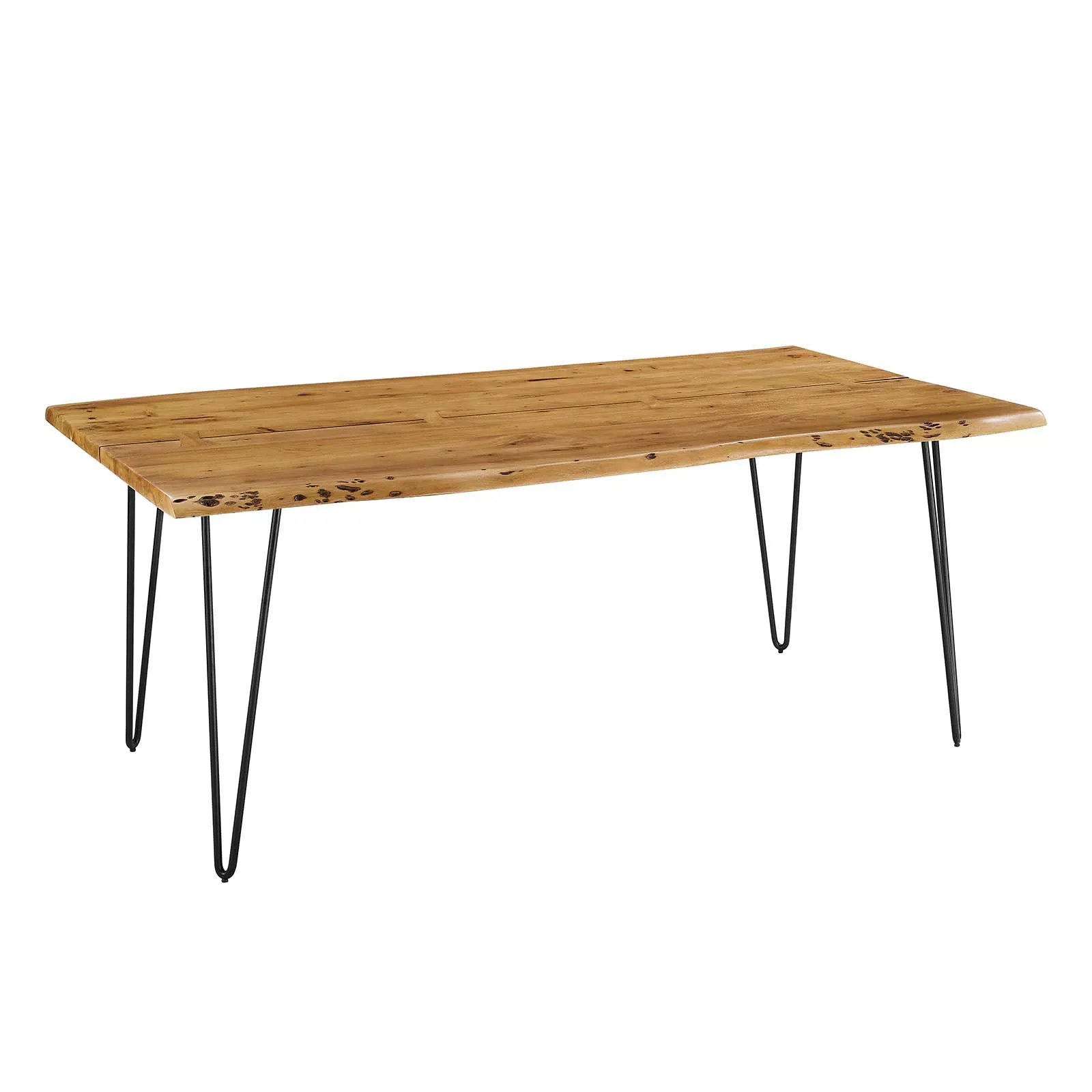 Ardor 74" Live Edge Acacia Wood Acacia Wood Dining Table