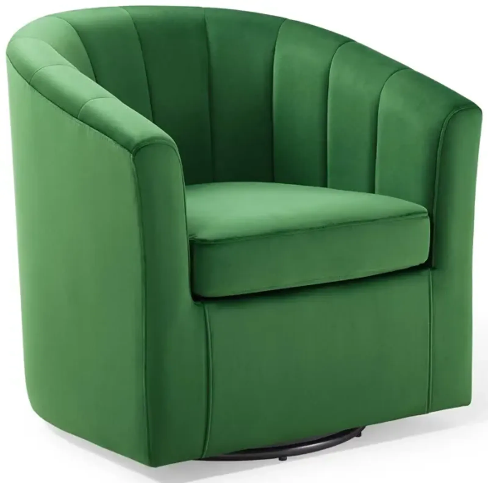 Prospect Performance Velvet Swivel Armchair