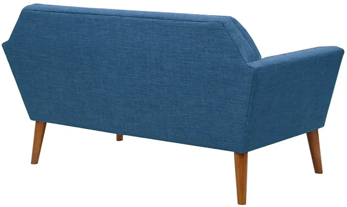 INK+IVY Newport Blue Loveseat