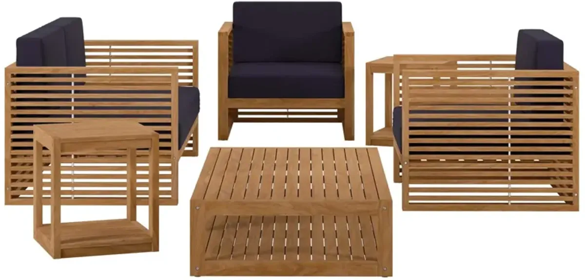 Carlsbad 6-Piece Teak Outdoor Set