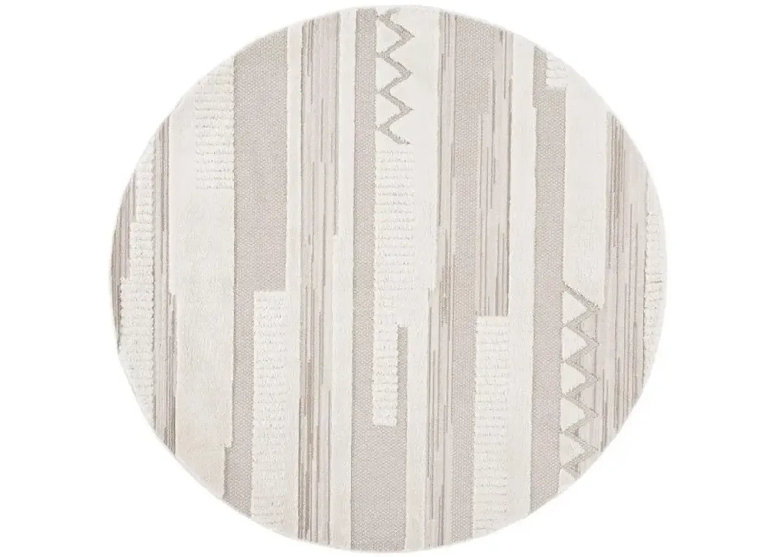 URBAN 200 Beige 6'-7' X 6'-7' Round Round Rug