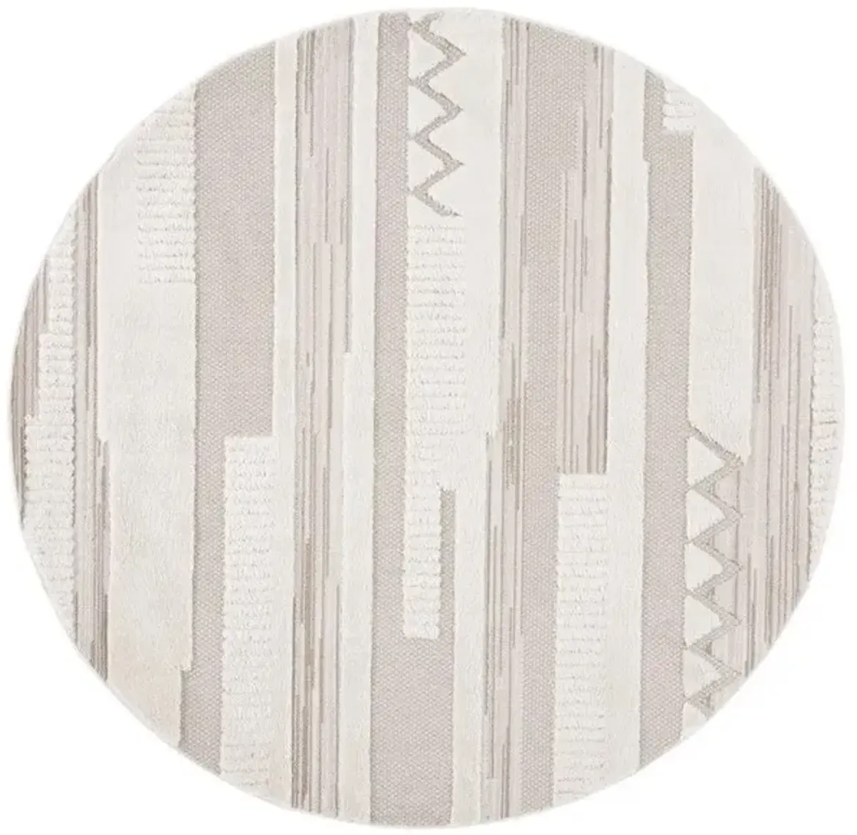 URBAN 200 Beige 6'-7' X 6'-7' Round Round Rug