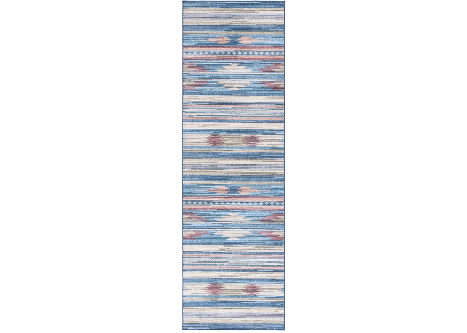 ARIZONA 930 BLUE  2'-6' x 8' Runner Rug