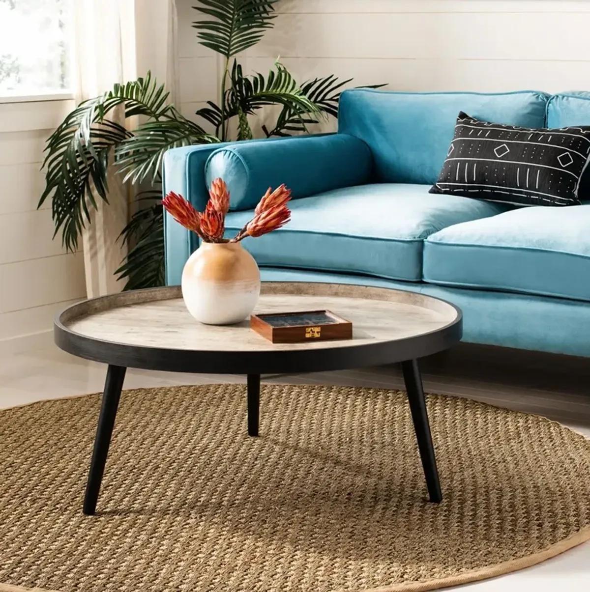 Fritz Round Tray Top Coffee Table