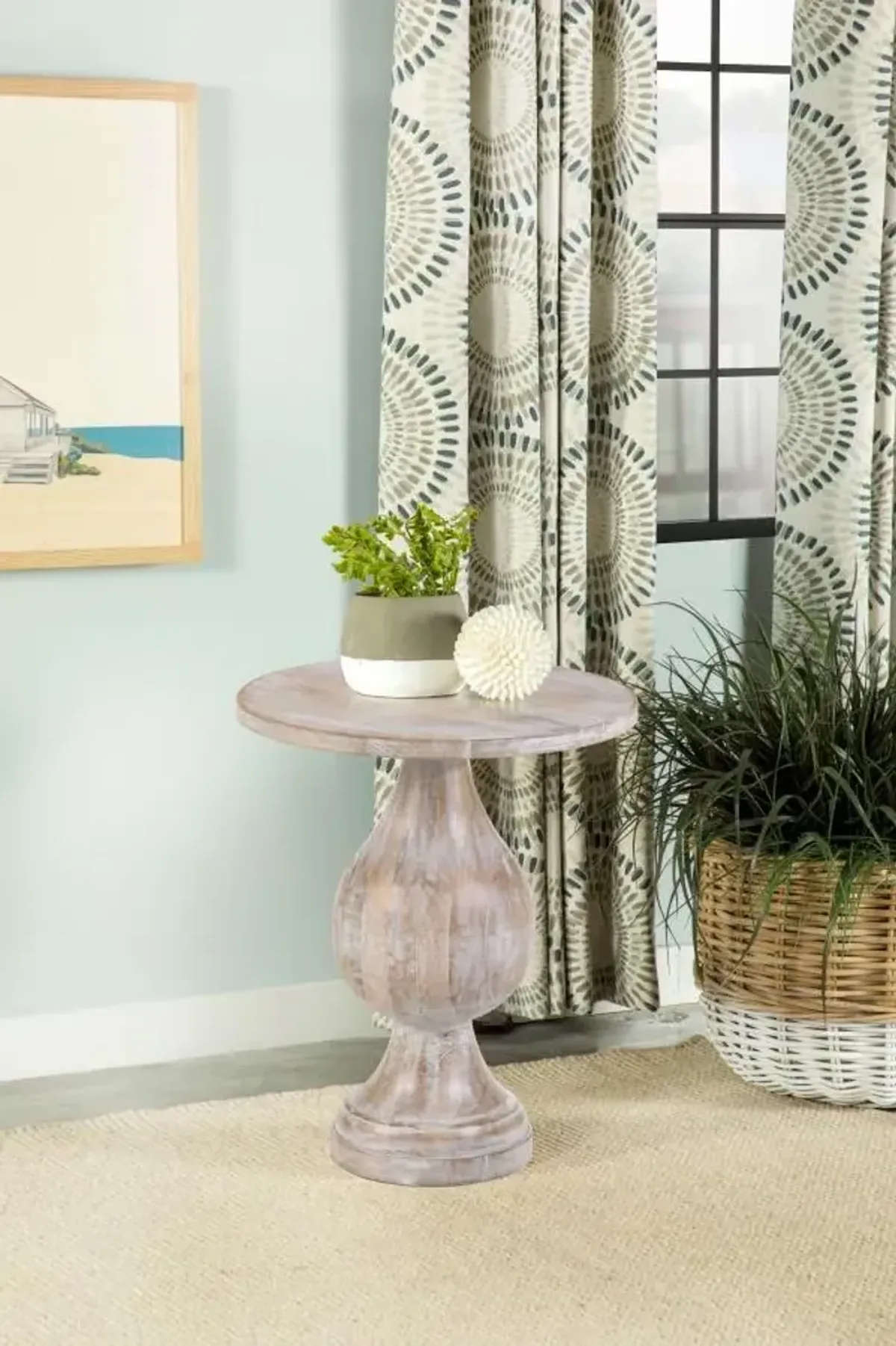 Dianella Round Pedestal Accent Table