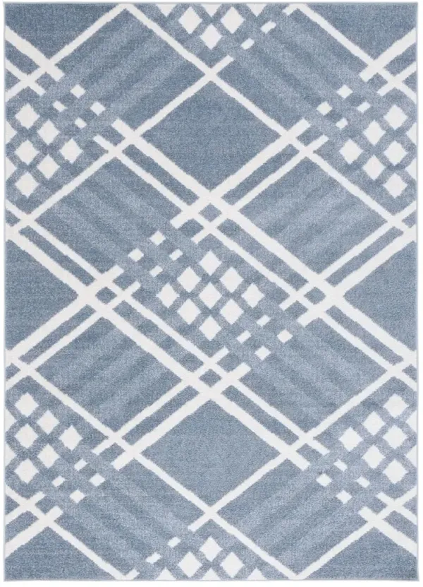 BLAIR WASHABLE 228 Blue 9' X 12' Large Rectangle Rug