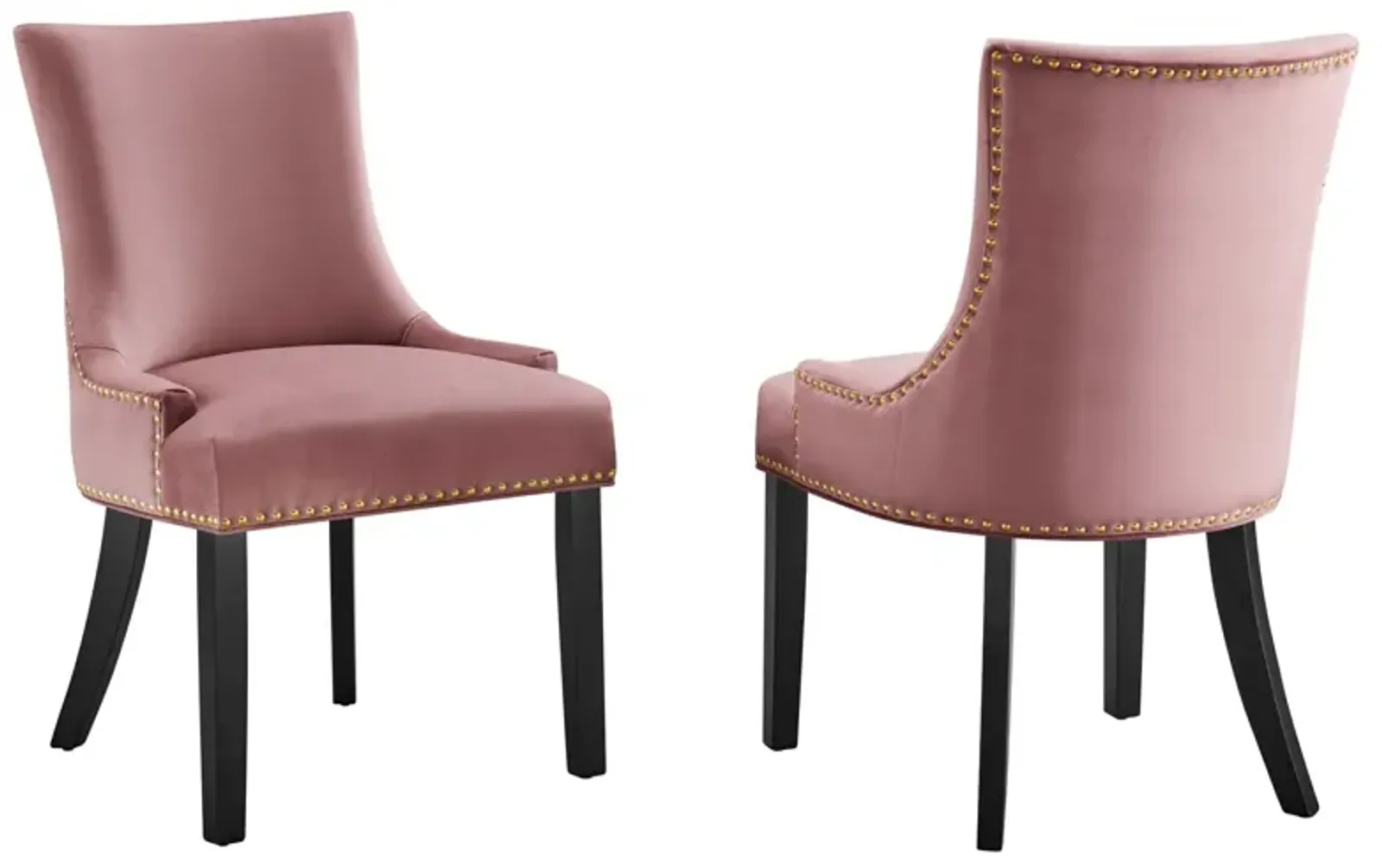 Marquis Performance Velvet Dining Chairs - Set of 2