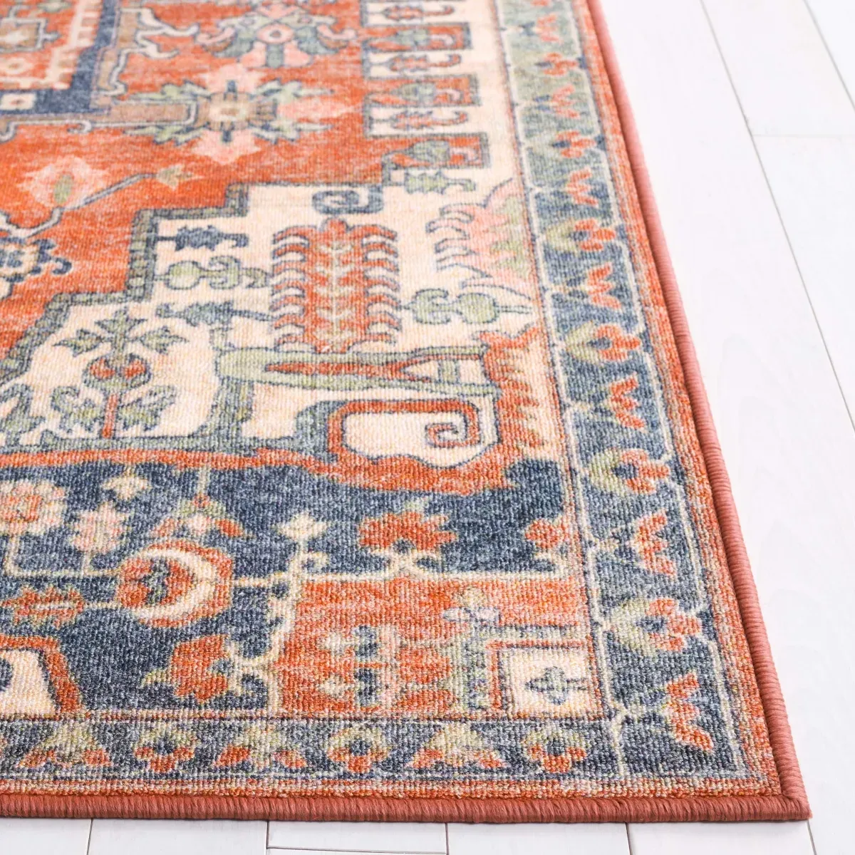 JOURNEY 100 RUST  2'-2' x 8' Runner Rug