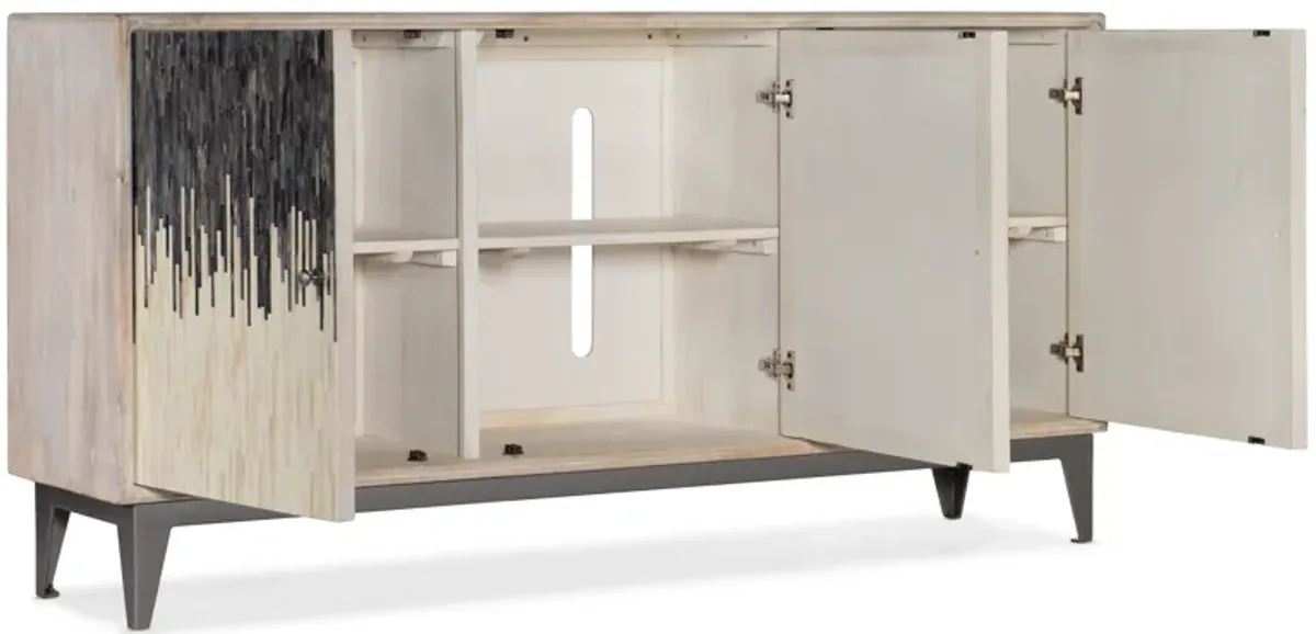 Modern Art 3-Door Console Table