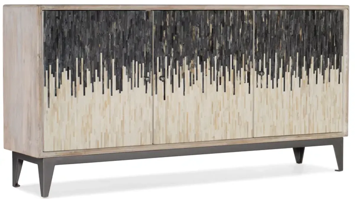 Modern Art 3-Door Console Table